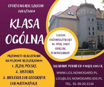 1 klasa ogólna