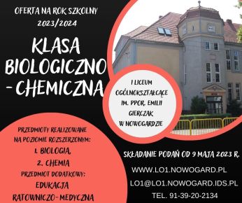2 klasa biologiczno chemiczna